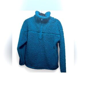 Zenana Cozy Teal Pullover